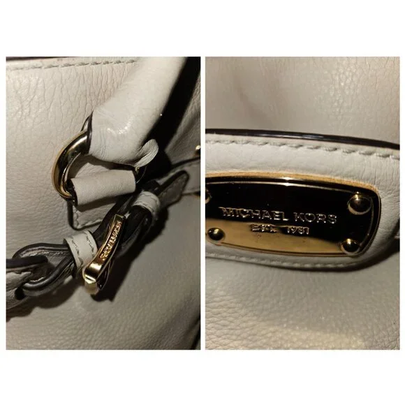 Michael Kors Hamilton East West Satchel Double Handle Tote Bag - Picture 8 of 14